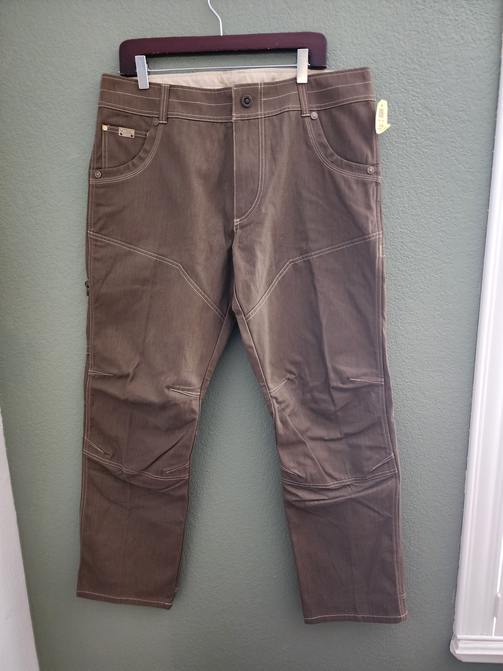 KÜHL The Law Men’s Pants 36x32 Brown Heavyweight Canvas Work Outdoor Hiking